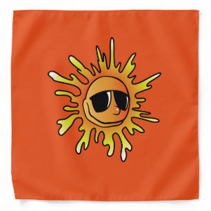 Sunglasses hot orange bandana