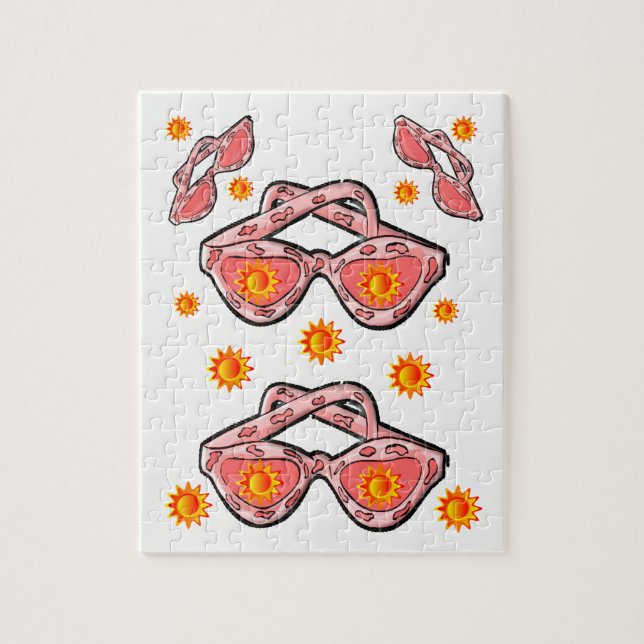 Sunglasses Jigsaw Puzzle (Vertical)