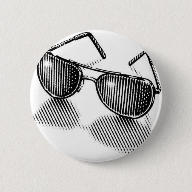 Sunglasses Love Pinback Button (Front)