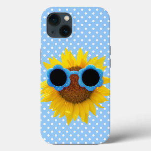 Sunglasses On Sunflower iPhone 13 Case