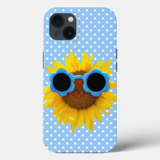 Sunglasses On Sunflower  Case-Mate iPhone Case (Back)