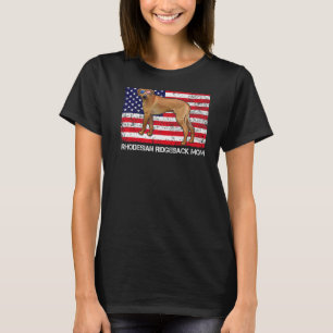 Sunglasses Rhodesian Ridgeback Mom Flag American U T-Shirt
