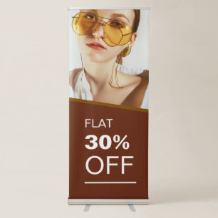 Sunglasses Sale Vertical Retractable Banner