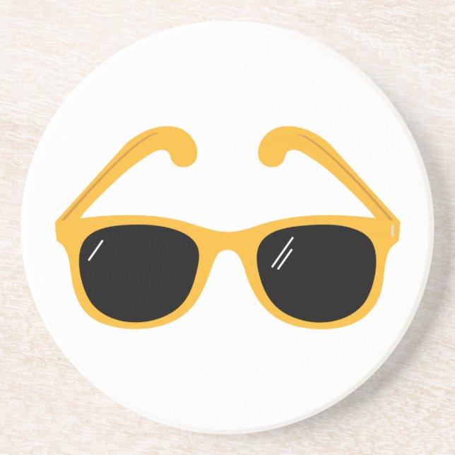 Sunglasses Sandstone Coaster (Front)