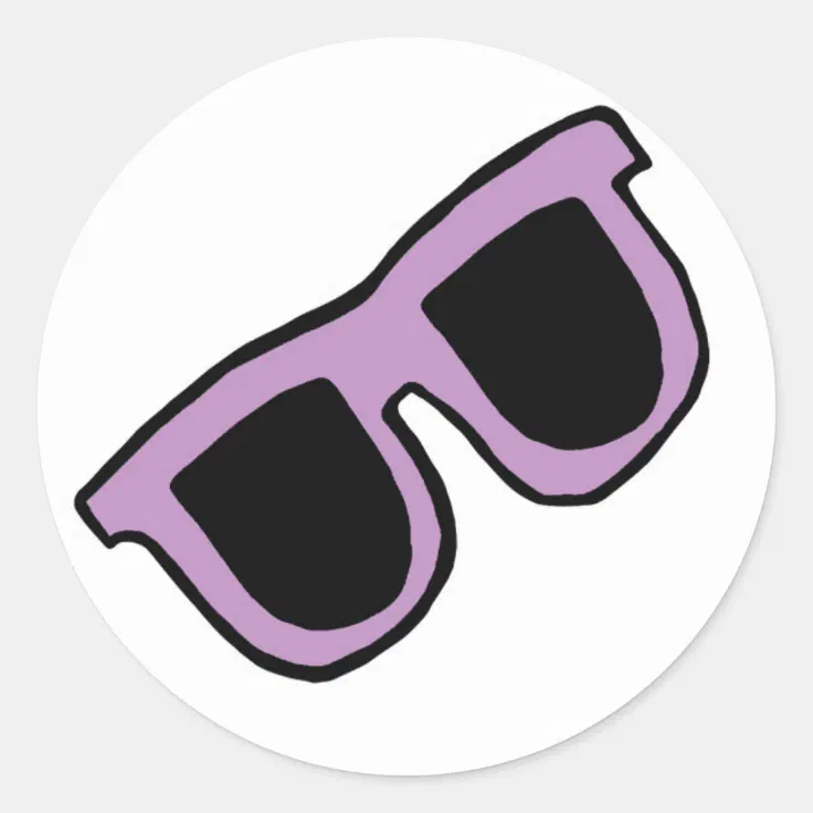 Sunglasses Sticker Zazzle 4659