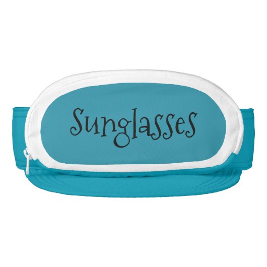 Sunglasses, sunglass design, sunglass pouch visor (Front)
