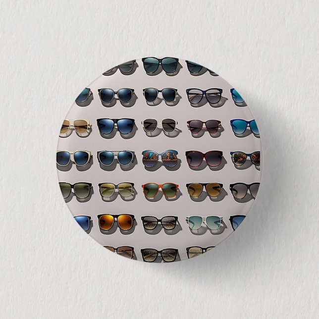 Sunglasses themed gift button (Front)