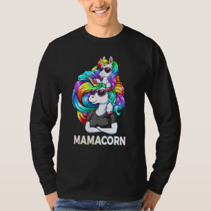 Sunglasses Unicorn Mom Retro Costume T-Shirt