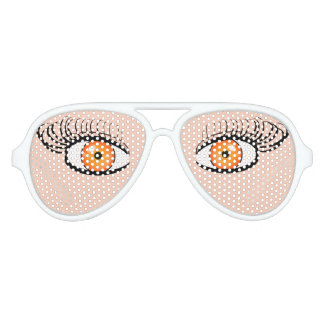 Sunglasses With Orange Eyes