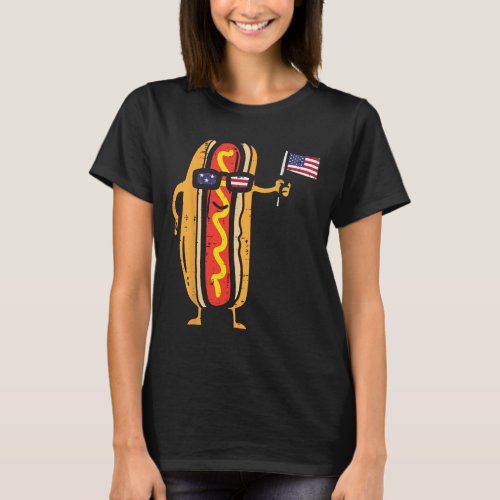 Sungles American Flag Usa Funny 4th Of July Fourth T_Shirt