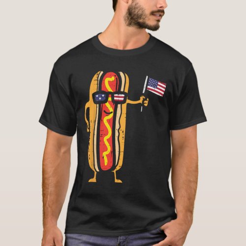 Sungles American Flag Usa Funny 4th Of July Fourth T_Shirt