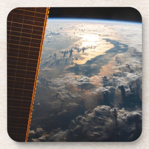 Sunglint Beams Off Celebes Sea In Southeast Asia Beverage Coaster