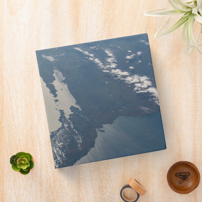 Sunglint Beams Off Lake Michigan 3 Ring Binder (In Situ)