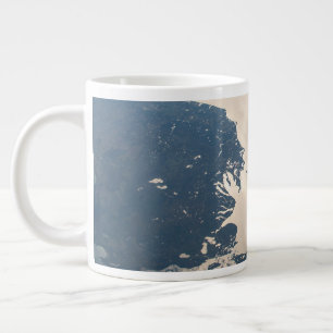 Sunglint Beams Off Lake Michigan Giant Coffee Mug