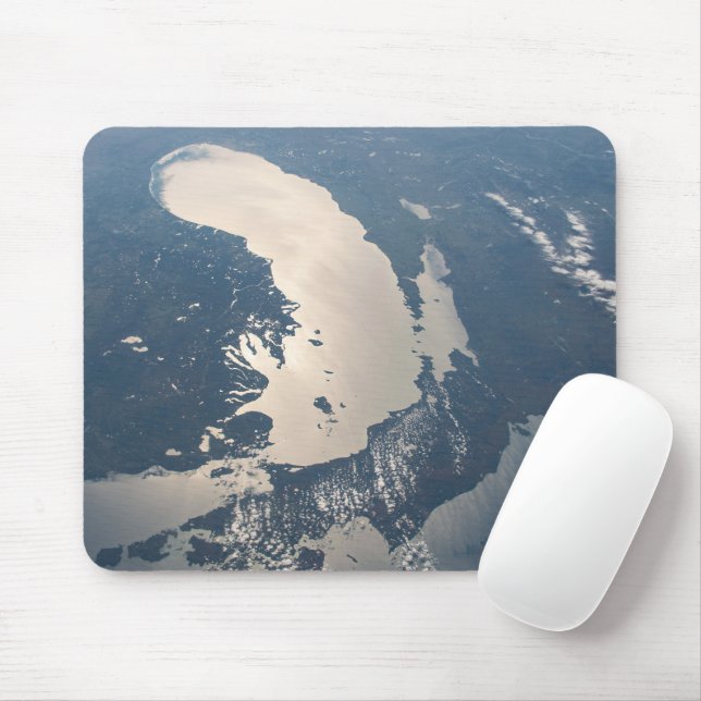 Sunglint Beams Off Lake Michigan Mouse Pad (With Mouse)