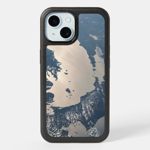 Sunglint Beams Off Lake Michigan iPhone 15 Case