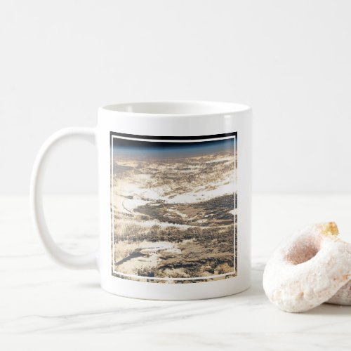 Sunglint Beams Off The Atlantic Ocean Coffee Mug