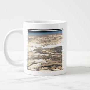 Sunglint Beams Off The Atlantic Ocean Giant Coffee Mug
