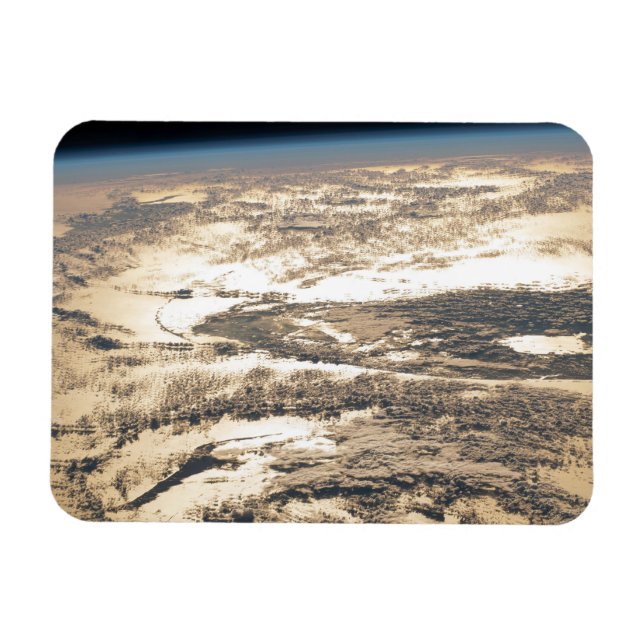 Sunglint Beams Off The Atlantic Ocean Magnet (Horizontal)