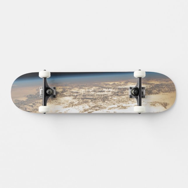 Sunglint Beams Off The Atlantic Ocean Skateboard (Horz)