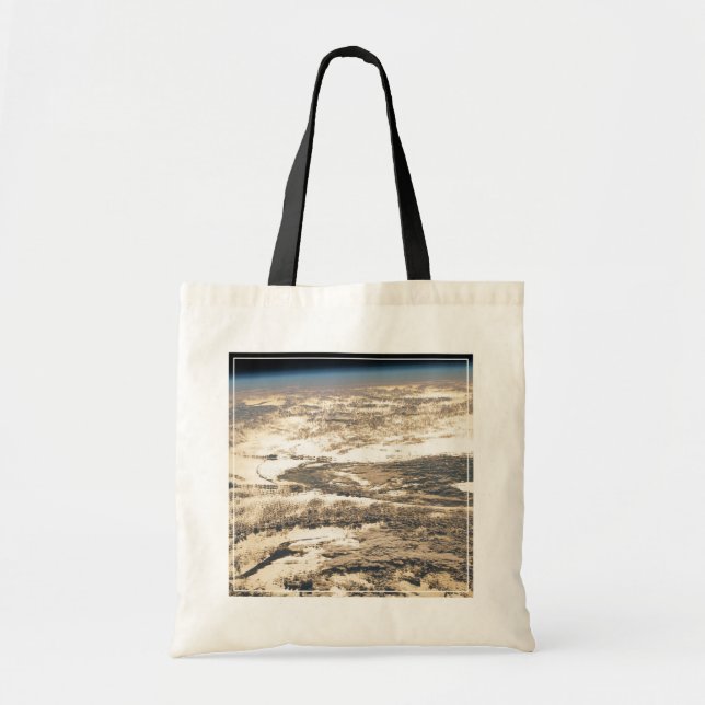 Sunglint Beams Off The Atlantic Ocean Tote Bag (Front)