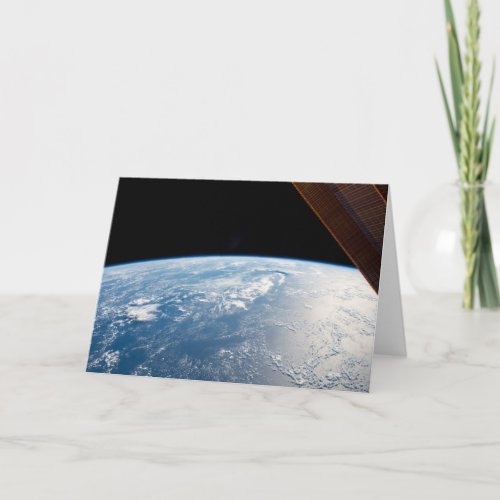 Sunglint Beams Off The Waters Of The Pacific Ocean Card