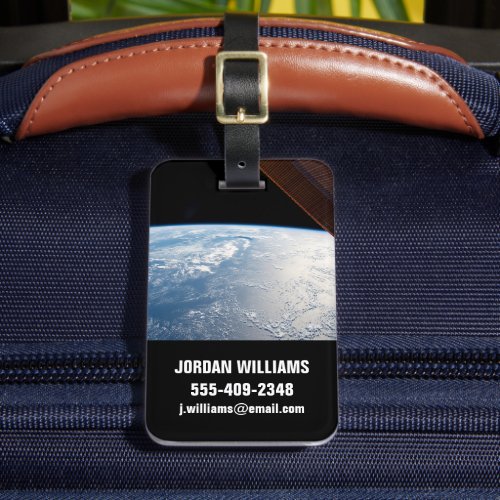 Sunglint Beams Off The Waters Of The Pacific Ocean Luggage Tag
