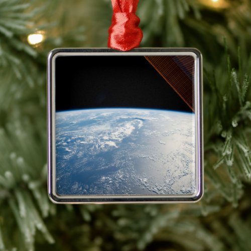 Sunglint Beams Off The Waters Of The Pacific Ocean Metal Ornament
