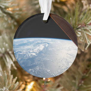 Sunglint Beams Off The Waters Of The Pacific Ocean Ornament