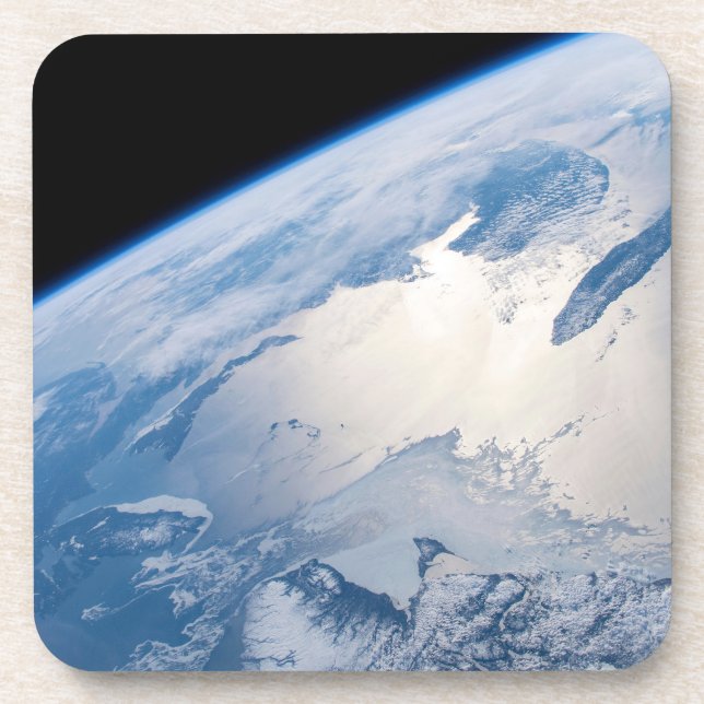 Sunglint Off The Gulf Of St. Lawrence In Canada. Beverage Coaster (Front)