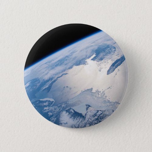 Sunglint Off The Gulf Of St Lawrence In Canada Button