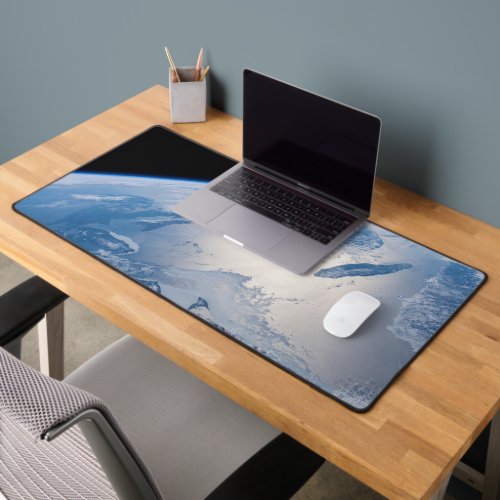 Sunglint Off The Gulf Of St Lawrence In Canada Desk Mat
