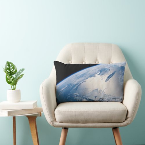 Sunglint Off The Gulf Of St Lawrence In Canada Lumbar Pillow
