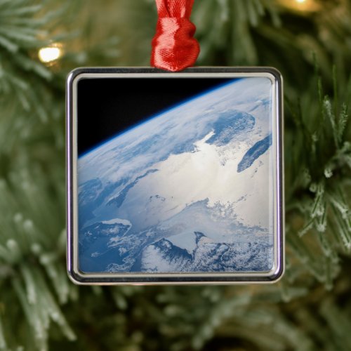Sunglint Off The Gulf Of St Lawrence In Canada Metal Ornament