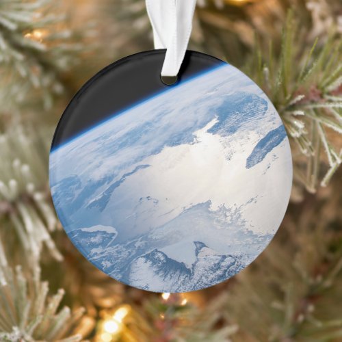 Sunglint Off The Gulf Of St Lawrence In Canada Ornament