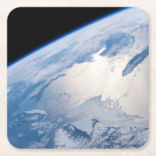 Sunglint Off The Gulf Of St Lawrence In Canada Square Paper Coaster