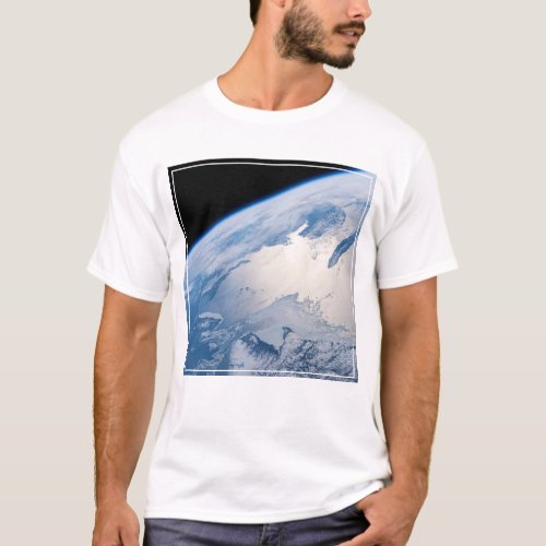 Sunglint Off The Gulf Of St Lawrence In Canada T_Shirt