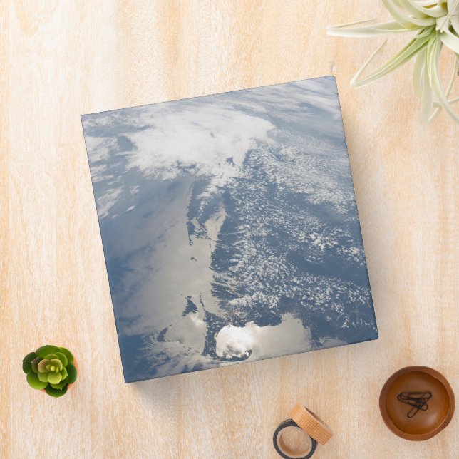 Sunglint On The Massachusetts Coastline. 3 Ring Binder (In Situ)