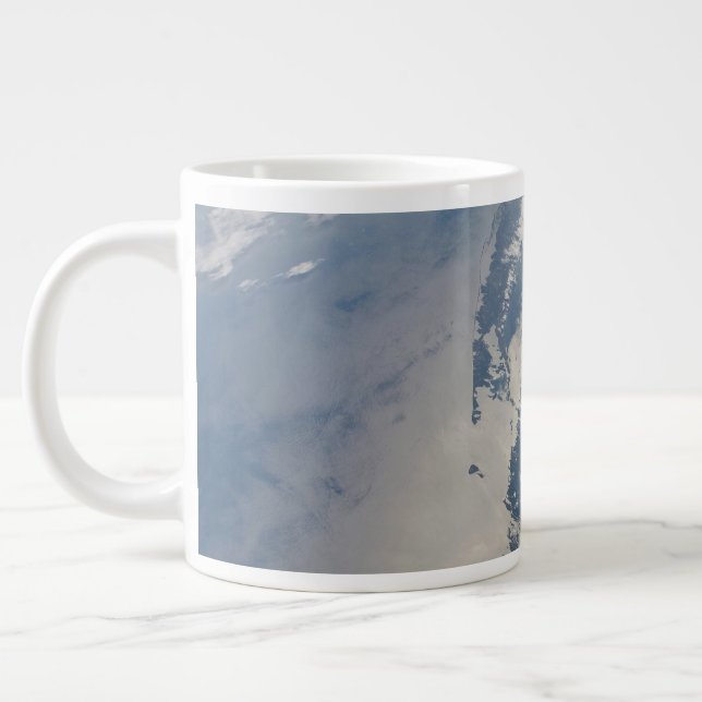 Sunglint On The Massachusetts Coastline. Giant Coffee Mug (Left)