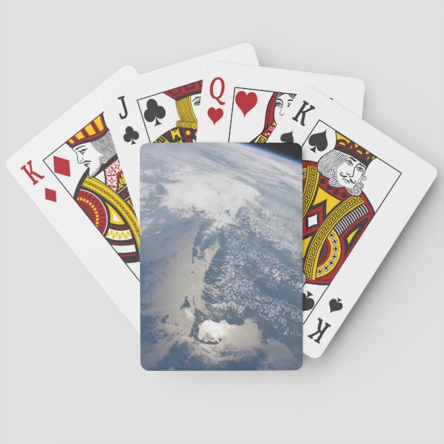 Sunglint On The Massachusetts Coastline. Poker Cards (Back)