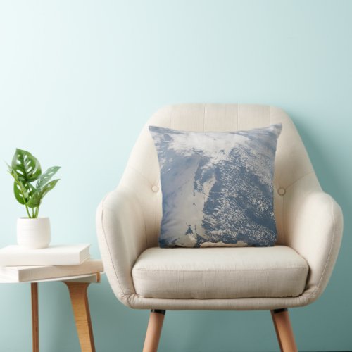 Sunglint On The Massachusetts Coastline Throw Pillow