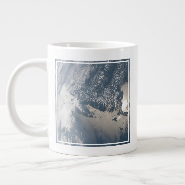 Sunglint On The Waters Of Earth. Giant Coffee Mug (Left)