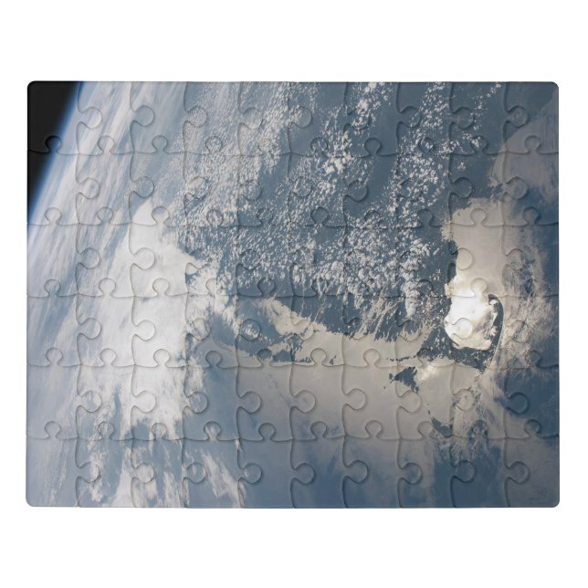 Sunglint On The Waters Of Earth. Jigsaw Puzzle (Puzzle Horizontal)