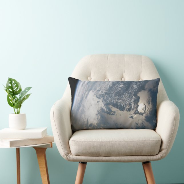 Sunglint On The Waters Of Earth. Lumbar Pillow (Chair)