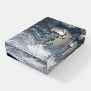 Sunglint On The Waters Of Earth. Paperweight