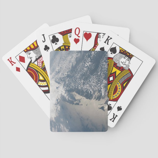 Sunglint On The Waters Of Earth. Poker Cards (Back)