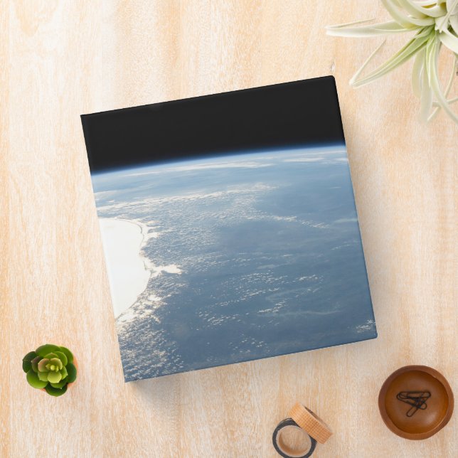 Sunglint Reflects Off The Gulf Of Mexico 3 Ring Binder (In Situ)