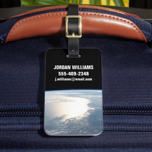 Sunglint Reflects Off The Gulf Of Mexico Luggage Tag