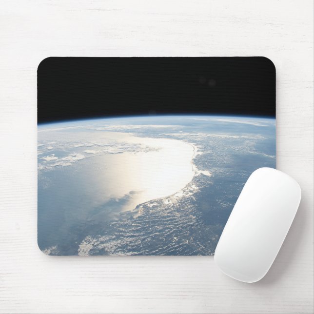 Sunglint Reflects Off The Gulf Of Mexico Mouse Pad (With Mouse)