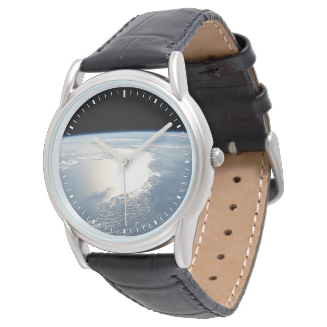 Sunglint Reflects Off The Gulf Of Mexico Watch (Angled)